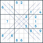 Bold X Sudoku #72