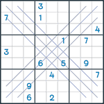 Bold X Sudoku #73