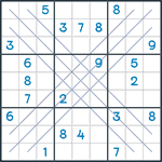 Bold X Sudoku #75