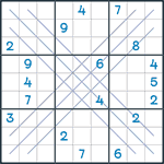 Bold X Sudoku #78