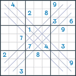 Bold X Sudoku #79