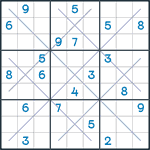 Snowflake Sudoku #74