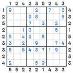 Skyscrapers Sudoku #105