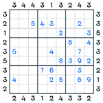 Skyscrapers Sudoku #106