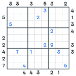 Skyscrapers Sudoku #118