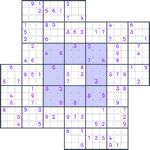 Windmill Sudoku #50