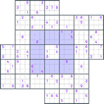 Windmill Sudoku #53