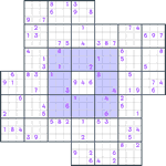 Windmill Sudoku #58