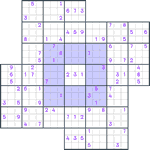 Windmill Sudoku #60