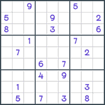 Anti-King Sudoku #93