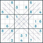Bold X Sudoku #81
