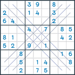 Bold X Sudoku #82