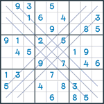 Bold X Sudoku #83