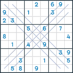 Bold X Sudoku #86
