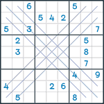 Bold X Sudoku #88