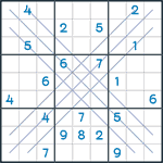 Bold X Sudoku #90