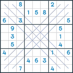Bold X Sudoku #92