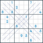 Bold X Sudoku #93