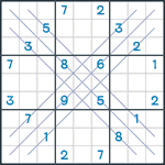 Bold X Sudoku #95