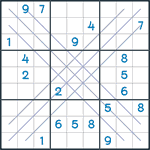 Bold X Sudoku #97