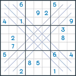 Bold X Sudoku #98