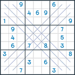 Bold X Sudoku #99