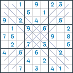 Bold X Sudoku #101