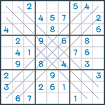 Bold X Sudoku #103