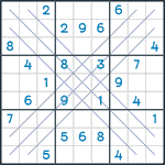 Bold X Sudoku #107