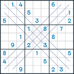 Bold X Sudoku #110