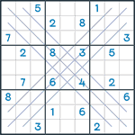 Bold X Sudoku #111