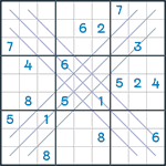 Bold X Sudoku #112