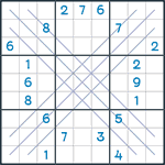 Bold X Sudoku #114