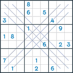 Bold X Sudoku #115