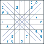 Bold X Sudoku #116