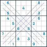 Bold X Sudoku #118