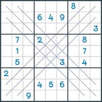Bold X Sudoku #119