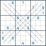 Bold X Sudoku #120