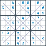 Snowflake Sudoku #85