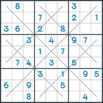 Snowflake Sudoku #86