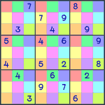 Disjoint Groups Sudoku #134