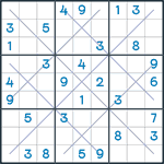 Snowflake Sudoku #129