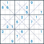Snowflake Sudoku #134