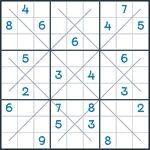 Snowflake Sudoku #135