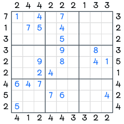 Skyscrapers Sudoku