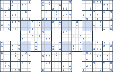 Super Samurai Sudoku