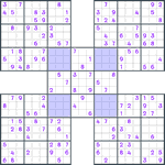 Samurai Sudoku #62