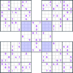 Samurai Sudoku #68