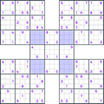 Samurai Sudoku #71
