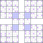 Samurai Sudoku #72